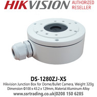 Hikvision DS-1280ZJ-XS Junction box for Mini Eyeball and Bullet Cameras 