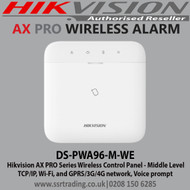 Hikvision DS-PWA96-M-WE  AX PRO Series Wireless Control Panel - Middle Level 