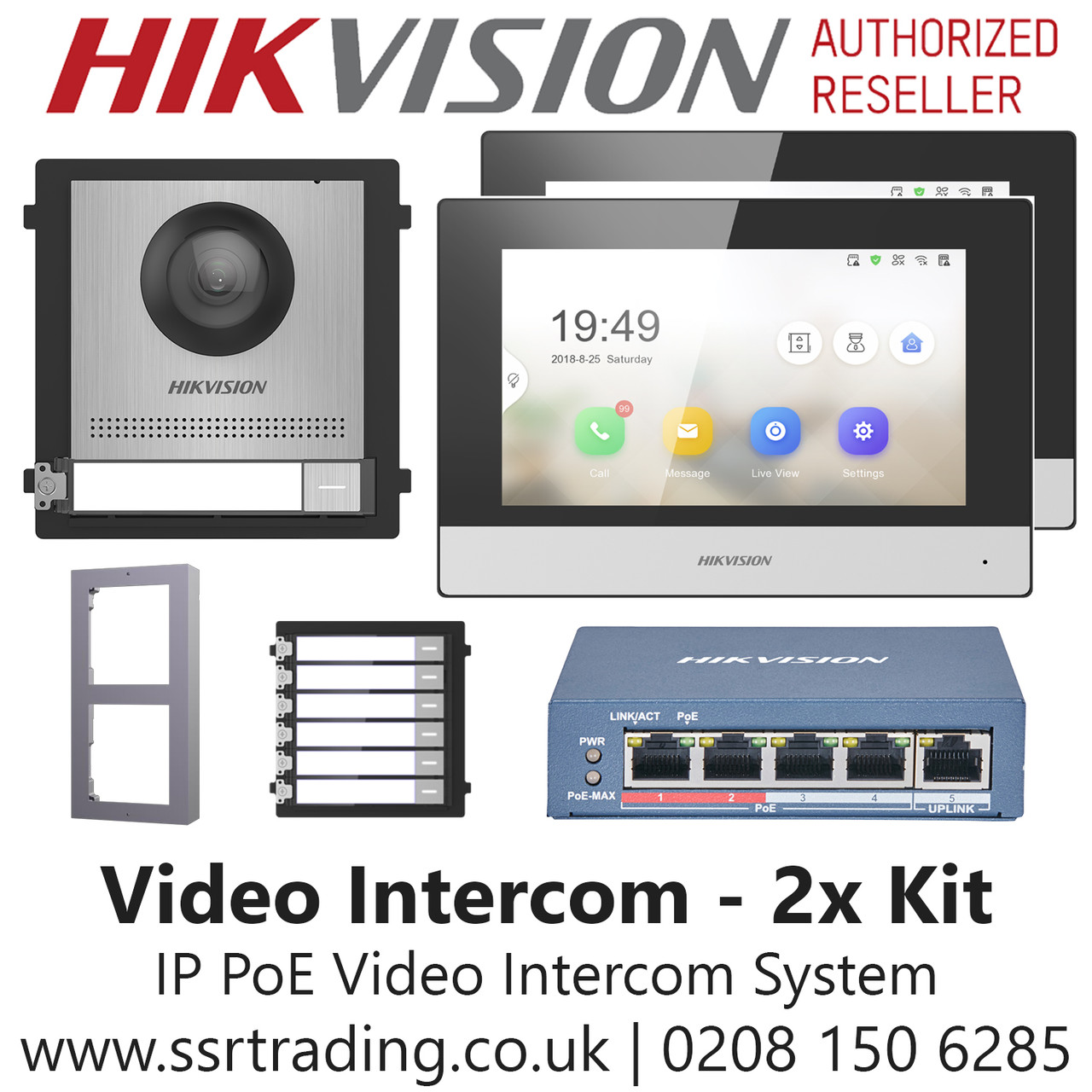 Hikvision Video Kit Hikvision PoE Video System Kit