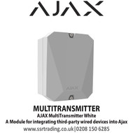 AJAX MultiTransmitter White - A Module for integrating third-party wired devices into Ajax - MULTITRANSMITTER