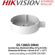 Hikvision Junction Box, Dimension Φ140 mm × 40 mm (5.51" × 1.57") - DS-1280ZJ-DM45