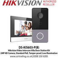 Hikvision DS-KIS603-P(B) Video Intercom Villa Door Station Bundle