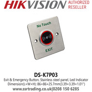 Hikvision Exit & Emergency Button - DS-K7P03