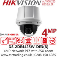 Hikvision 4MP DarkFighter PTZ Network Camera with 25X zoom - DS-2DE4425W-DE3(B)