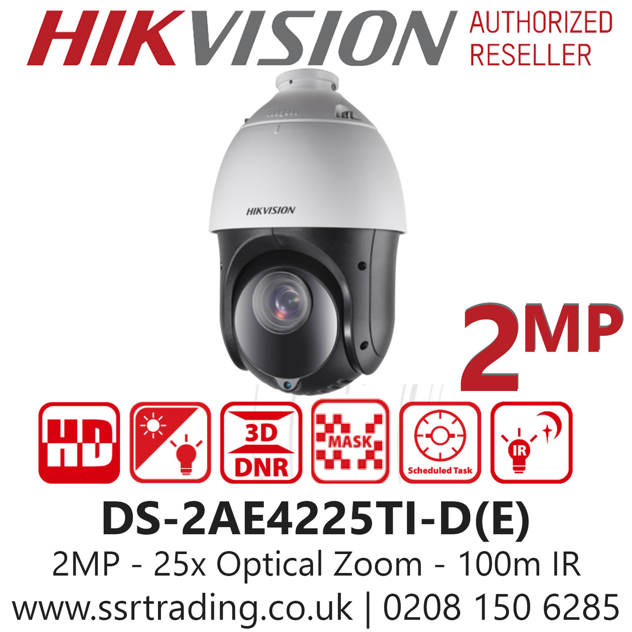 Fashion hikvision 2mp ptz camera