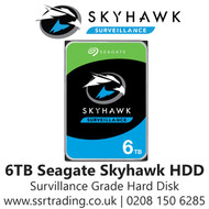 6TB Seagate Skyhawk Surveillance Hard Drive for CCTV DVRs NVRs & PC Desktop ST6000VX001