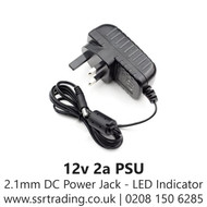 2A 12V Power Supply 2.1mm DC Jack (PSU) 