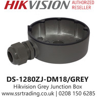 Hikvision Flush Junction Box IP Dome Cameras in Grey - DS-1280ZJ-DM18/Grey