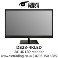 4K LED Monitor 28" - Brand Vigilant Vision - DS28-4KLED