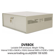 Lockable DVR Box- Internal 510D) x 506(W) x 103(H) - External 540D) x 510(W) x 124(H) - DVRBOX