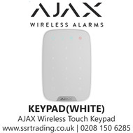 Ajax Wireless touch keypad is used for arming/disarming of Ajax security system - KEYPAD WHITE