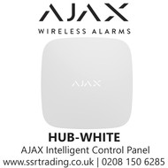 Ajax Intelligent control panel is a key element of the Ajax security system - HUB - WHITE