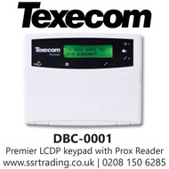 Texecom LCDP Premier Grade 3 Polymer Keypad Built in Proxy Reader - DBC-0001