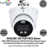OYN-X 8MP Full-Colour Starlight Active Deterrence HDCVI 2.8mm Built-in Mic AoC Turret Camera
