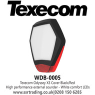 Texecom WDB-0005 Odyssey X3 Cover Black/Red 