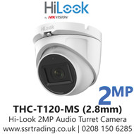 HiLook THC-T120-MS 2MP Audio 2.8mm Lens 4-in-1 Outdoor CCTV Turret Camera 