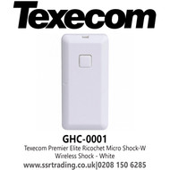 Texecom GHC-0001 Premier Elite Ricochet Micro Shock-W Wireless Shock - White 