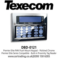 Texecom DBD-0121 Premier Elite FMK Flush Mount Keypad - Polished Chrome 