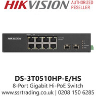 Hikvision 8-Port Gigabit Unmanaged Hi-PoE Switch - DS-3T0510HP-E/HS