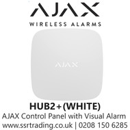 AJAX HUB2+(WHITE) Intelligent control panel with visual alarm verification