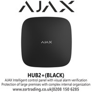 AJAX HUB2+(BLACK) Intelligent control panel with visual alarm verification 