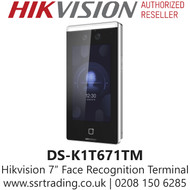 Hikvision Mifare Face Recognition Terminal, 7-inch LCD Touch Screen - DS-K1T671TM