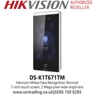 Hikvision DS-K1T671TM Mifare Face Recognition Terminal, 7-inch LCD Touch Screen 