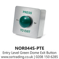 Entry Level Green Dome Exit Button - NOR044S-PTE