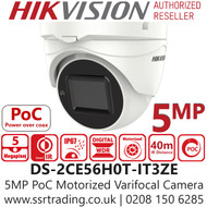 Hikvision 5MP 2.7-13.5mm PoC Motorized Camera - DS-2CE56H0T-IT3ZE