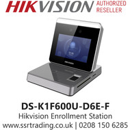 Hikvision - Enrollment Station - 2MP Wide Angle Dual Lens - DS-K1F600U-D6E-F