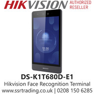 Hikvision - Face Recognition Terminal - Two-way audio with indoor station and master station - DS-K1T680D-E1