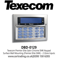 Texecom Premier Elite Satin Chrome SMK Keypad - DBD-0129