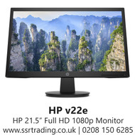 HP V22E - Full HD Monitor (1920 x 1080) 21.5 Inch (1 VGA, 1 HDMI) - Black