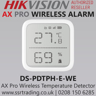 AX PRO Wireless Temperature/Humidity Detector-DS-PDTPH-E-WE
