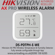 Hikvision DS-PDTPH-E-WE AX PRO Series Wireless Temperature & Humidity Detector 