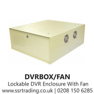 Lockbox - DVR NVR Lockable Metal Security Lock Box with Fan - DVRBOX/FAN 