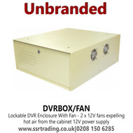 Lockable DVR Enclosure With Fan - Internal 510(D) x 480(W) x 103(H) -  External 540(D) x 510(W) x 124(H) - DVRBOX/FAN 