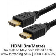 HDMI Cable 3 Metre Version 1.4HDMI to HDMI Male To Male Cable