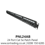 24 Port Cat 5e Patch Panel - PNL24AB