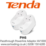 TENDA Passthrough Powerline Adaptor AV1000 Pair - PH6