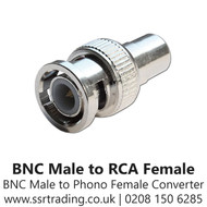 BNC Male to Female Phono RCA Converter