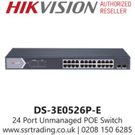 Hikvision DS-3E0526P-E 24 Port Gigabit Unmanaged POE Switch