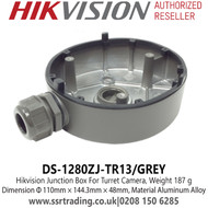 DS-1280ZJ-TR13/Grey Hikvision Junction Box in Grey Color