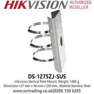 DS-1275ZJ-SUS Hikvision Pole Mount Bracket for Various Cameras