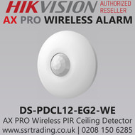 Hikvision AX PRO Wireless PIR Ceiling Detector - DS-PDCL12-EG2-WE