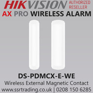 Hikvision - AX PRO Series Wireless External Magnet Detector - DS-PDMCX-E-WE