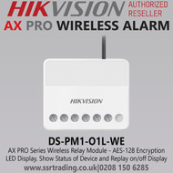 DS-PM1-O1L-WE Hikvision AX PRO Series Wireless Relay Module - 868MHz Two-Way Wireless Communication