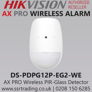 Hikvision AX PRO Wireless PIR-Glass Break Detector - DS-PDPG12P-EG2-WE