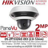 Hikvision DS-2PT3326IZ-DE3 (2.8-12mm) 2MP PanoVu Mini Series IP PoE PTZ Camera 