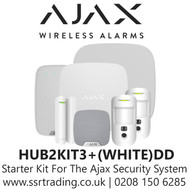 AJAX Starter Kit For The Ajax Security System - HUB2KIT3+(WHITE)DD